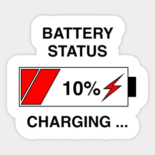 Battery Status Sticker